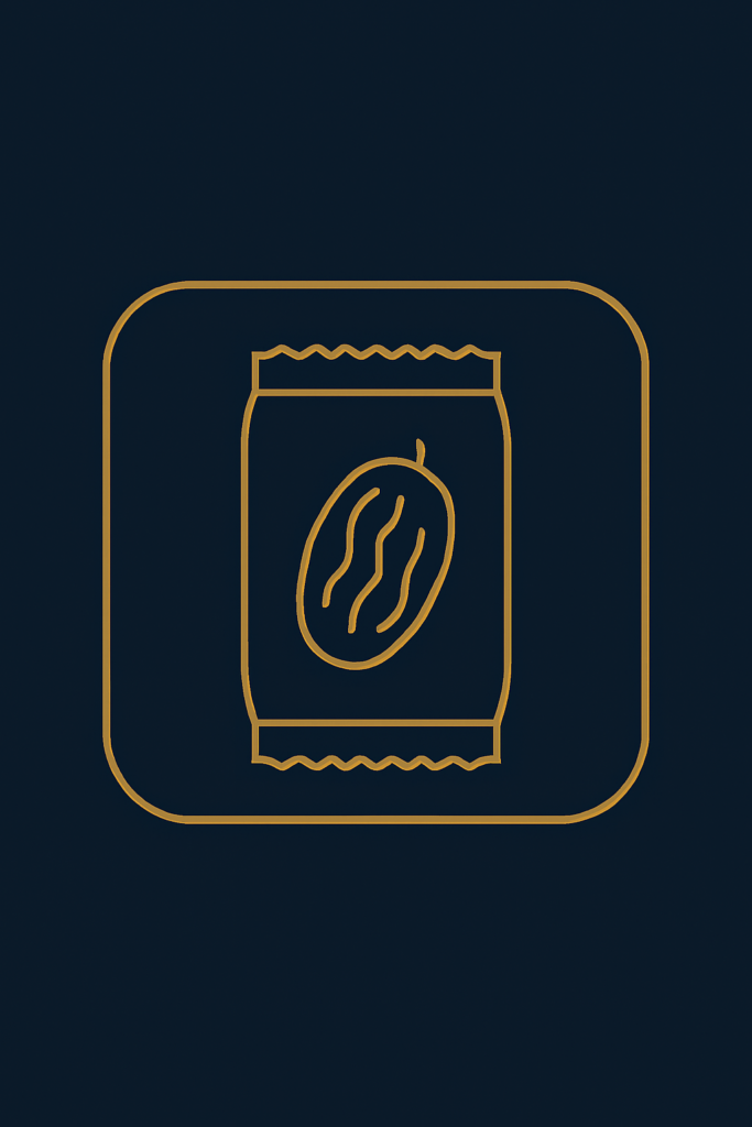 "Premium packaged dates in sealed retail boxes and pouches."